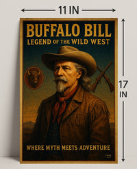 Buffalo Bill Legend Of The Wild West Poster PosterGoat