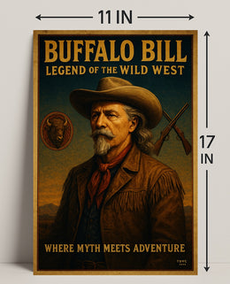 Buffalo Bill Legend Of The Wild West Poster PosterGoat