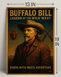 Buffalo Bill Legend Of The Wild West Poster PosterGoat