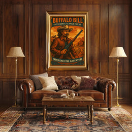 Buffalo Bill The Legend Of The Wild Poster PosterGoat