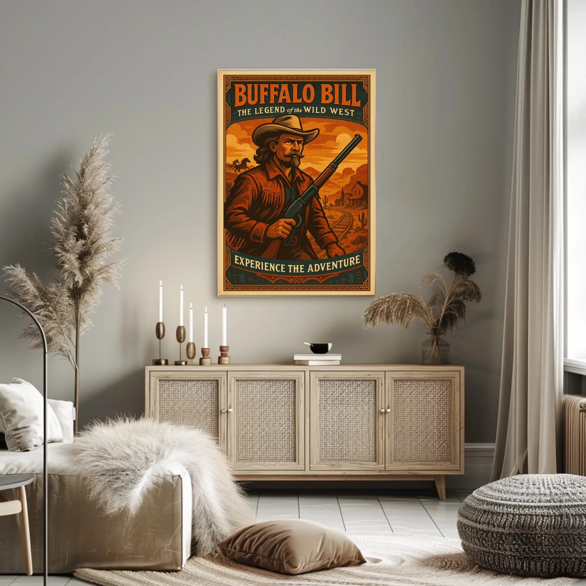Buffalo Bill The Legend Of The Wild Poster PosterGoat