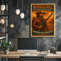Buffalo Bill The Legend Of The Wild Poster PosterGoat