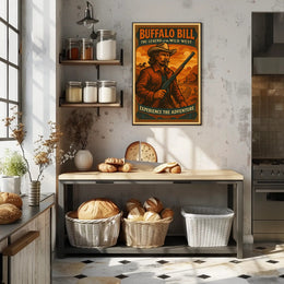 Buffalo Bill The Legend Of The Wild Poster PosterGoat