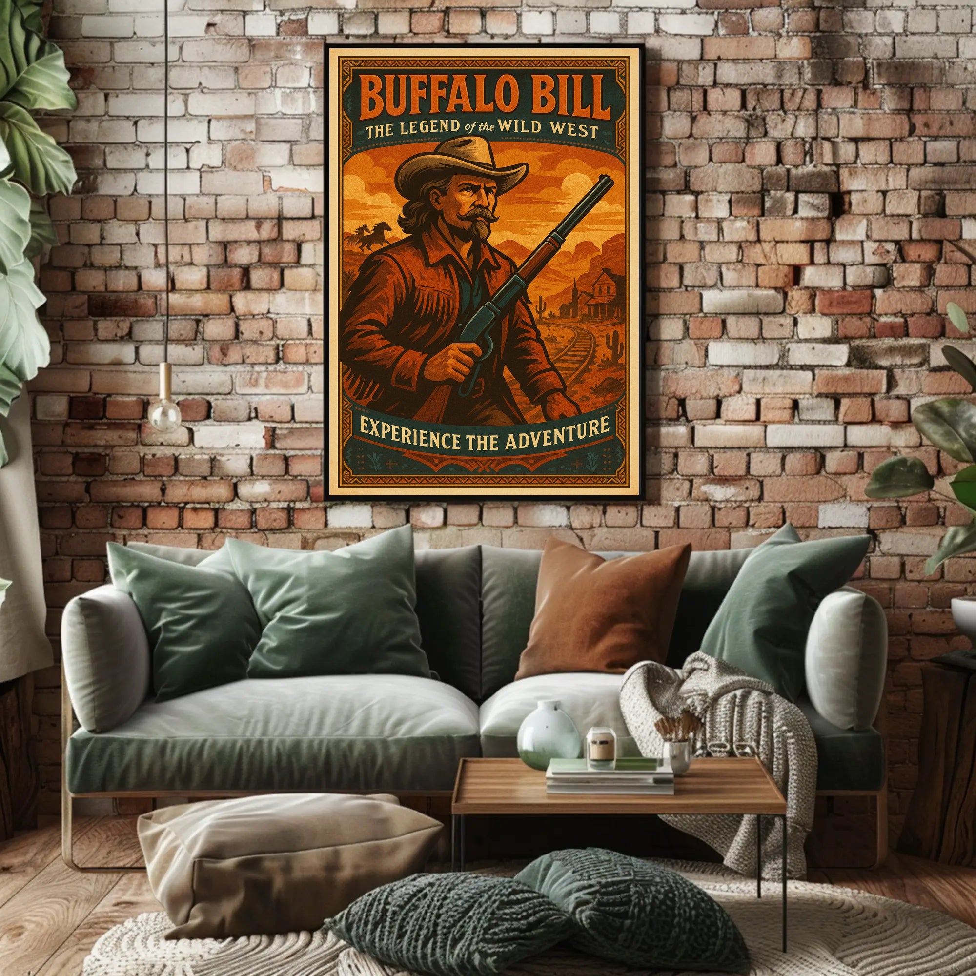 Buffalo Bill The Legend Of The Wild Poster PosterGoat
