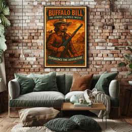 Buffalo Bill The Legend Of The Wild Poster PosterGoat