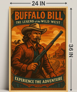 Buffalo Bill The Legend Of The Wild Poster PosterGoat