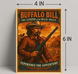 Buffalo Bill The Legend Of The Wild Poster PosterGoat