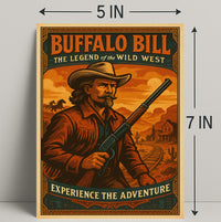 Buffalo Bill The Legend Of The Wild Poster PosterGoat