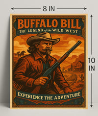 Buffalo Bill The Legend Of The Wild Poster PosterGoat