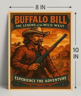 Buffalo Bill The Legend Of The Wild Poster PosterGoat