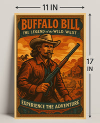 Buffalo Bill The Legend Of The Wild Poster PosterGoat