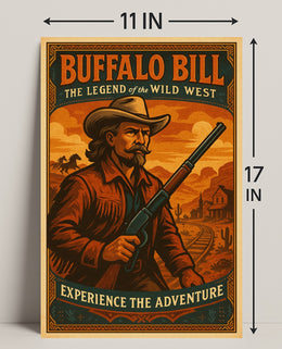 Buffalo Bill The Legend Of The Wild Poster PosterGoat