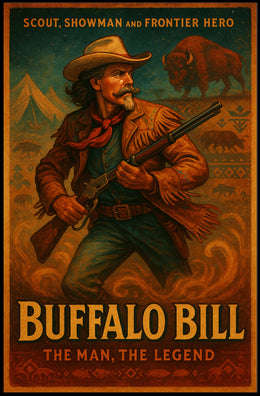 Buffalo Bill The Man, The Legend Poster PosterGoat