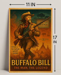 Buffalo Bill The Man, The Legend Poster PosterGoat