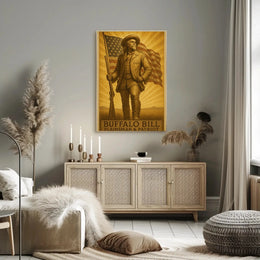 Buffalo Bill Vintage Western Heritage Poster Print PosterGoat