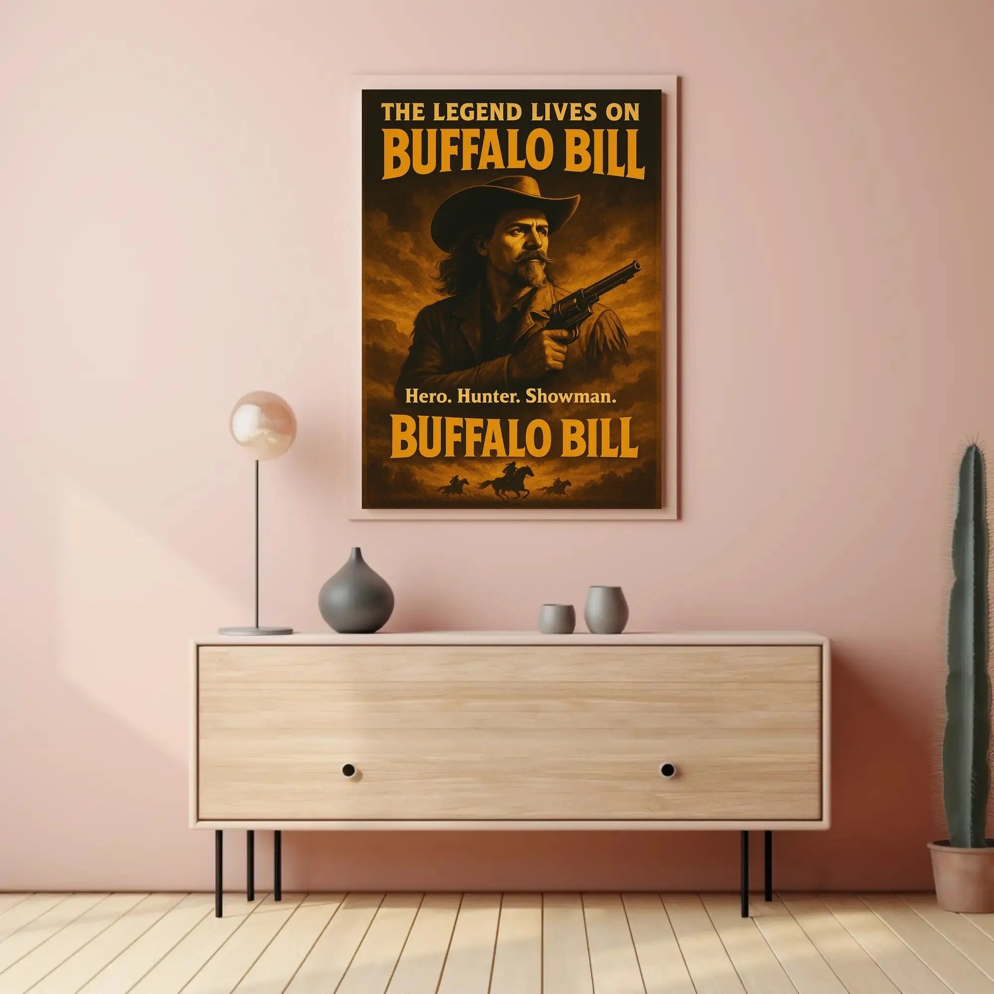 Buffalo Bill Wild West Adventure Heritage Poster Print PosterGoat