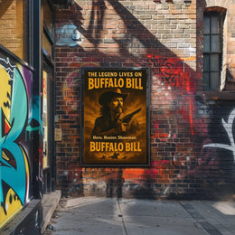 Buffalo Bill Wild West Adventure Heritage Poster Print PosterGoat