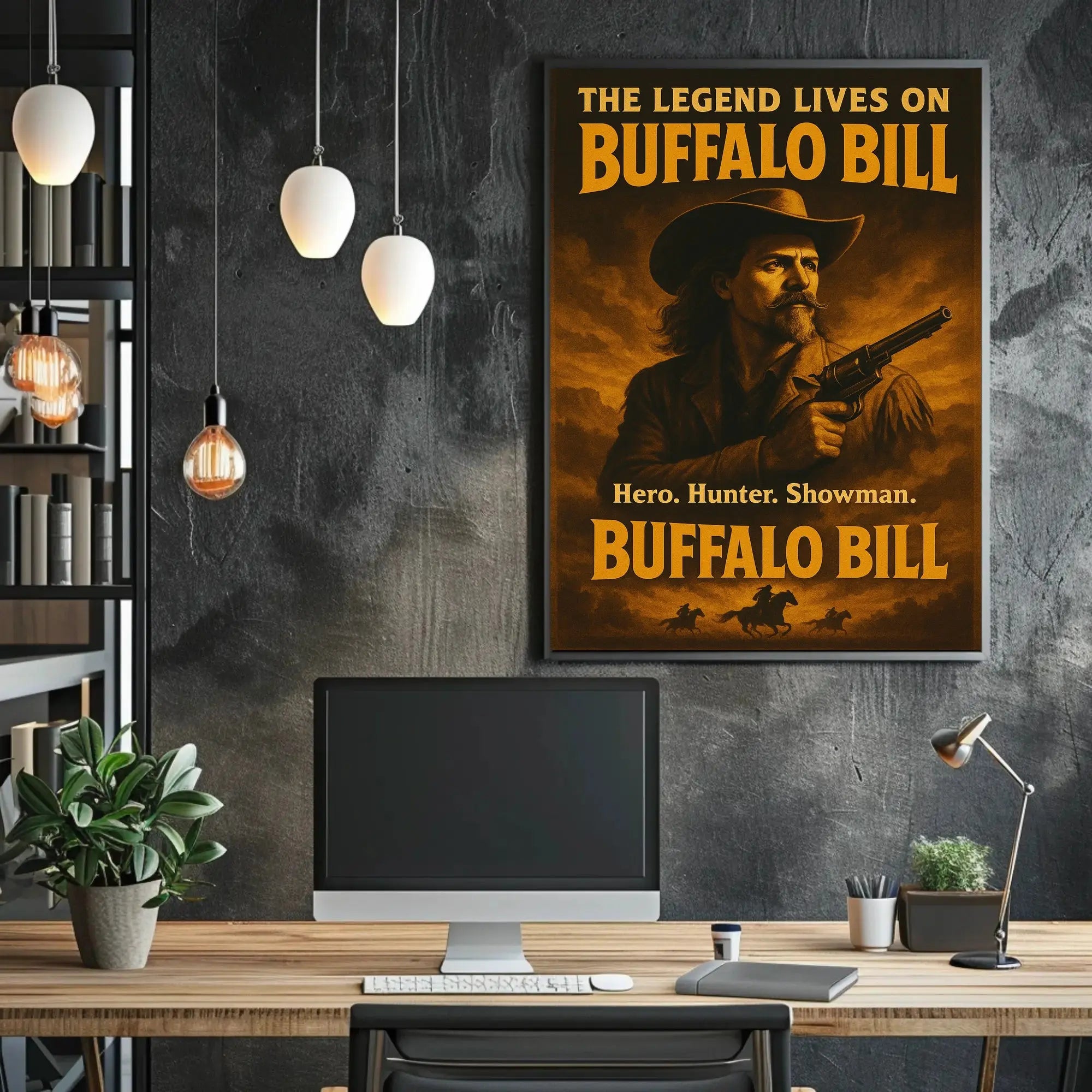 Buffalo Bill Wild West Adventure Heritage Poster Print PosterGoat