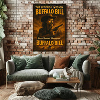 Buffalo Bill Wild West Adventure Heritage Poster Print PosterGoat