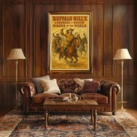 Buffalo Bill Wild West Adventure Vintage Poster Wall Art PosterGoat