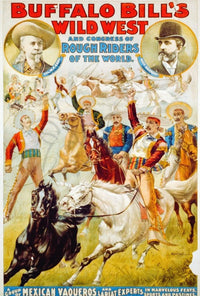 Buffalo Bill Wild West Show Cultural Heritage Poster PosterGoat