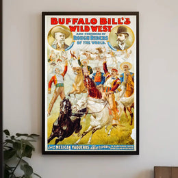 Buffalo Bill Wild West Show Cultural Heritage Poster PosterGoat