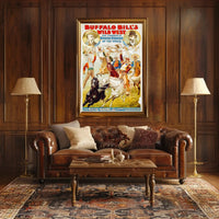 Buffalo Bill Wild West Show Cultural Heritage Poster PosterGoat