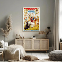Buffalo Bill Wild West Show Cultural Heritage Poster PosterGoat