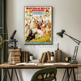 Buffalo Bill Wild West Show Cultural Heritage Poster PosterGoat