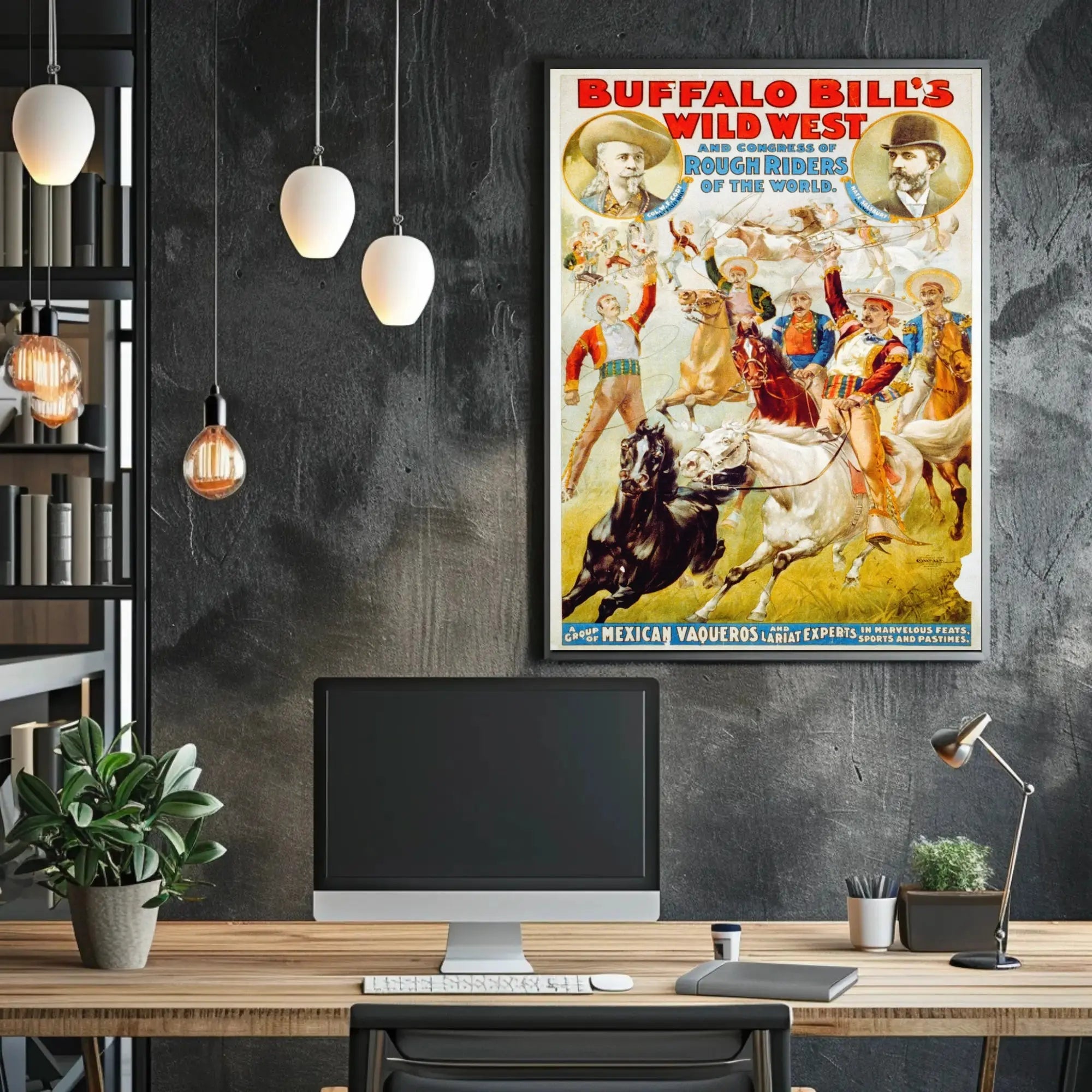 Buffalo Bill Wild West Show Cultural Heritage Poster PosterGoat