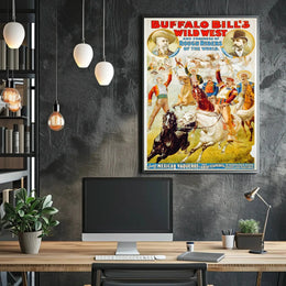 Buffalo Bill Wild West Show Cultural Heritage Poster PosterGoat