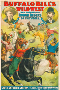 Buffalo Bill Wild West Vintage Poster Wall Art Print PosterGoat