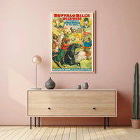 Buffalo Bill Wild West Vintage Poster Wall Art Print PosterGoat
