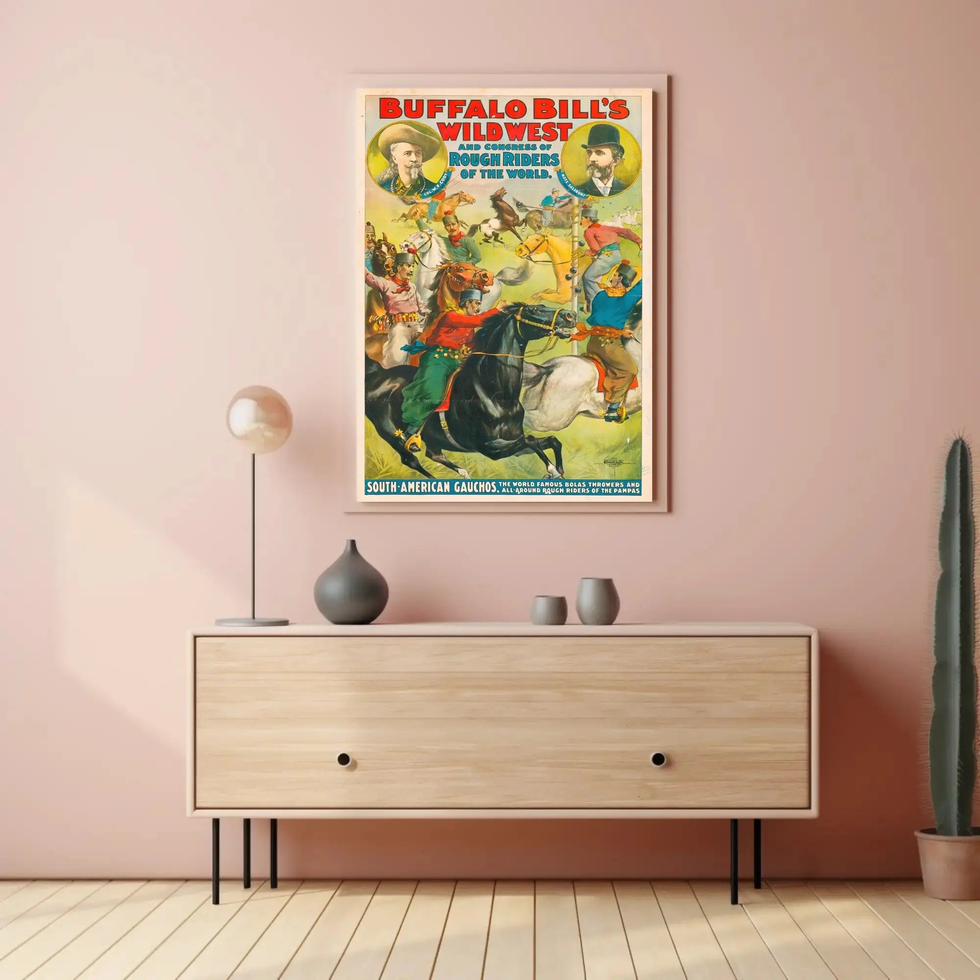 Buffalo Bill Wild West Vintage Poster Wall Art Print PosterGoat