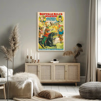 Buffalo Bill Wild West Vintage Poster Wall Art Print PosterGoat