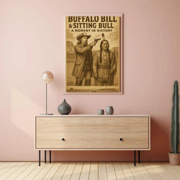 Buffalo Bill and Sitting Bull Historical Poster Print PosterGoat