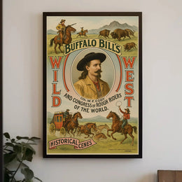 Buffalo Bill's Wild West Adventure Vintage Poster Print PosterGoat