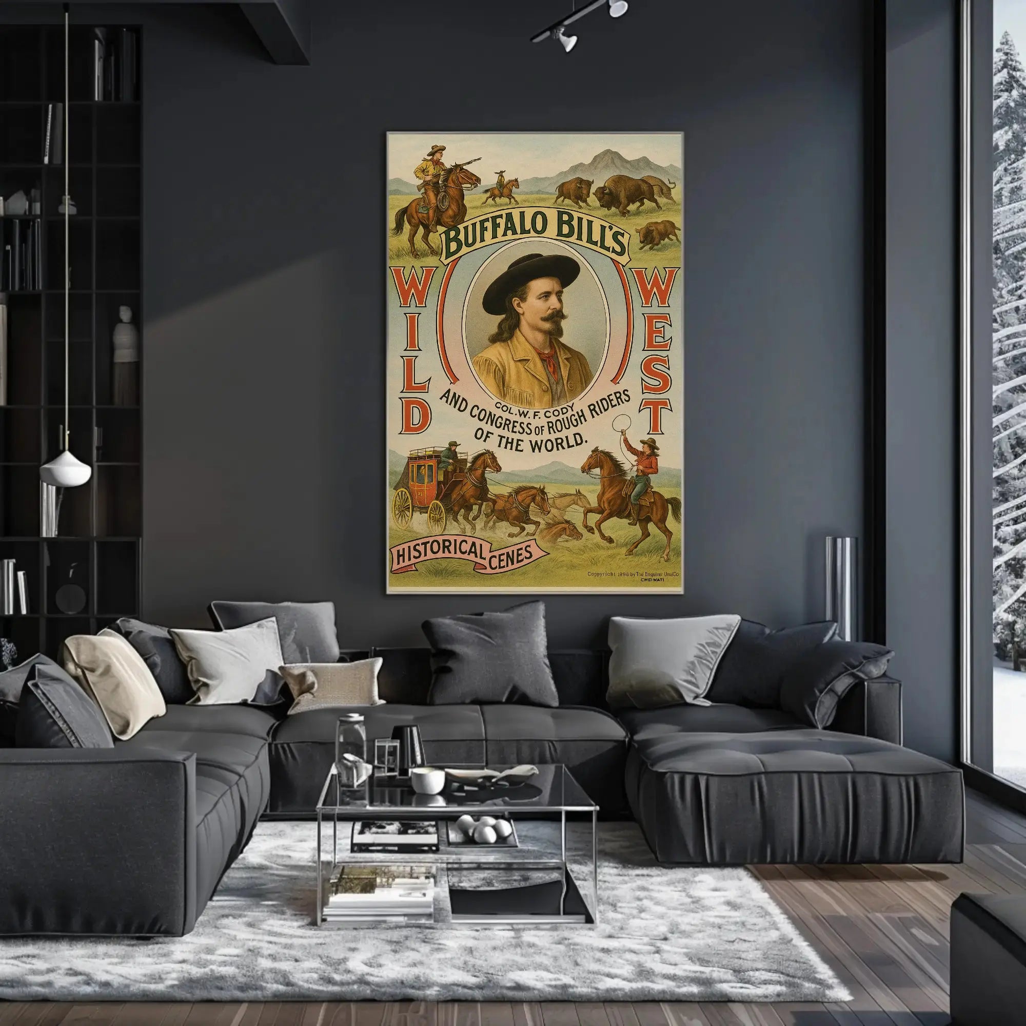Buffalo Bill's Wild West Adventure Vintage Poster Print PosterGoat