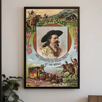 Buffalo Bill's Wild West Vintage Cultural Poster Print PosterGoat