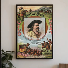 Buffalo Bill's Wild West Vintage Cultural Poster Print PosterGoat