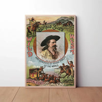 Buffalo Bill's Wild West Vintage Cultural Poster Print PosterGoat