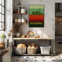 Bulgaria Fortress Heritage Vintage Travel Poster PosterGoat
