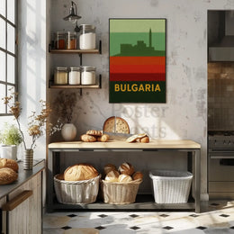 Bulgaria Fortress Heritage Vintage Travel Poster PosterGoat