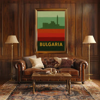 Bulgaria Fortress Heritage Vintage Travel Poster PosterGoat