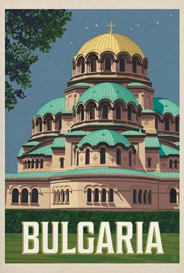 Bulgaria's Iconic Alexander Nevsky Cathedral Poster PosterGoat