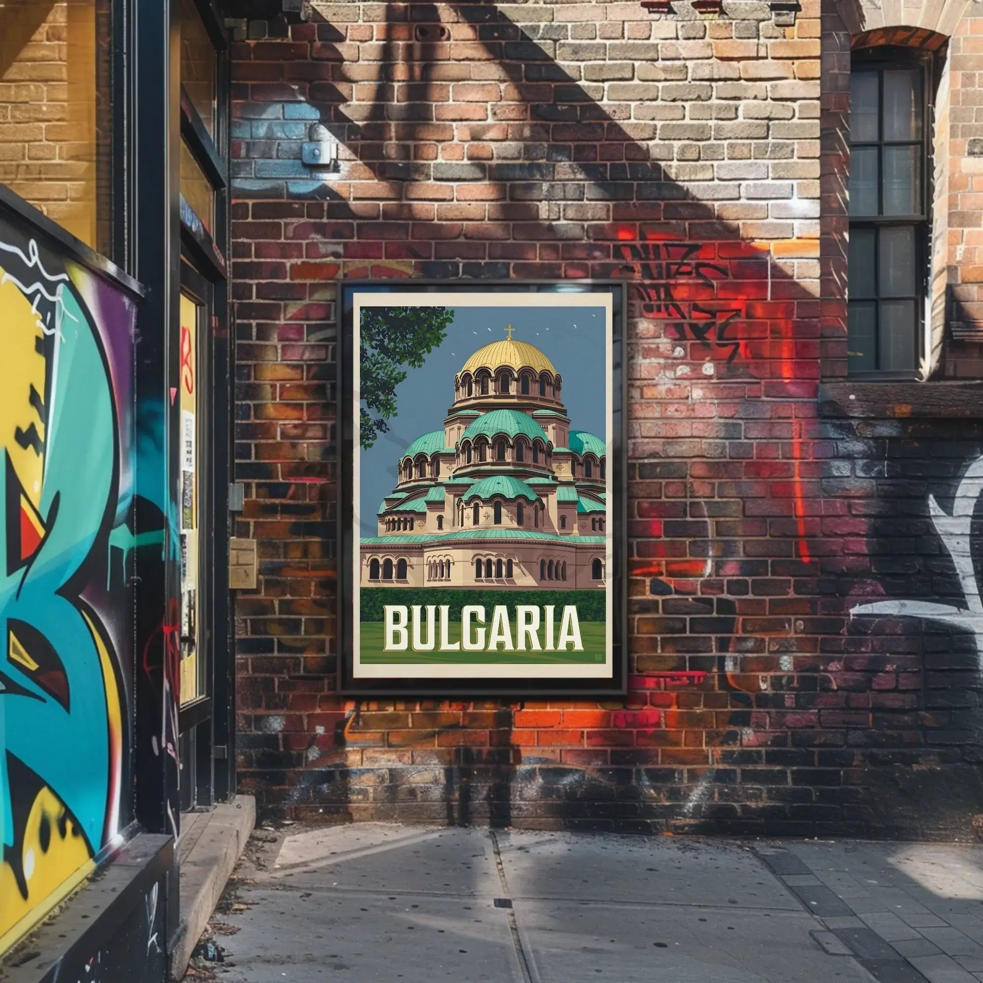 Bulgaria's Iconic Alexander Nevsky Cathedral Poster PosterGoat