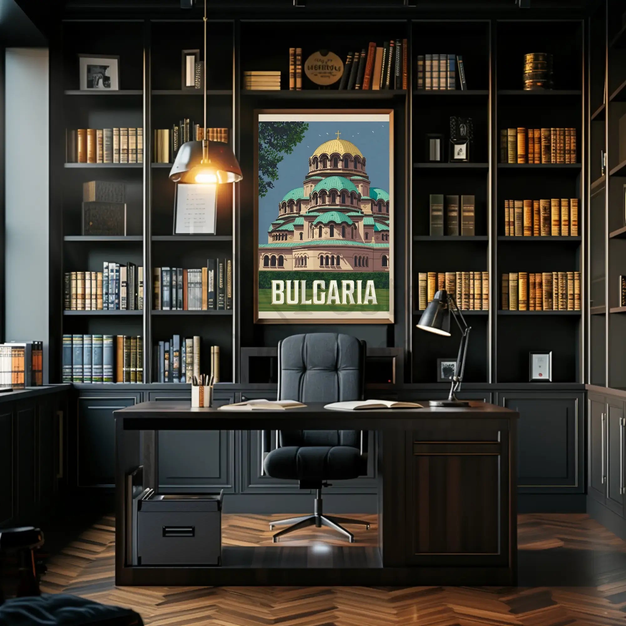 Bulgaria's Iconic Alexander Nevsky Cathedral Poster PosterGoat