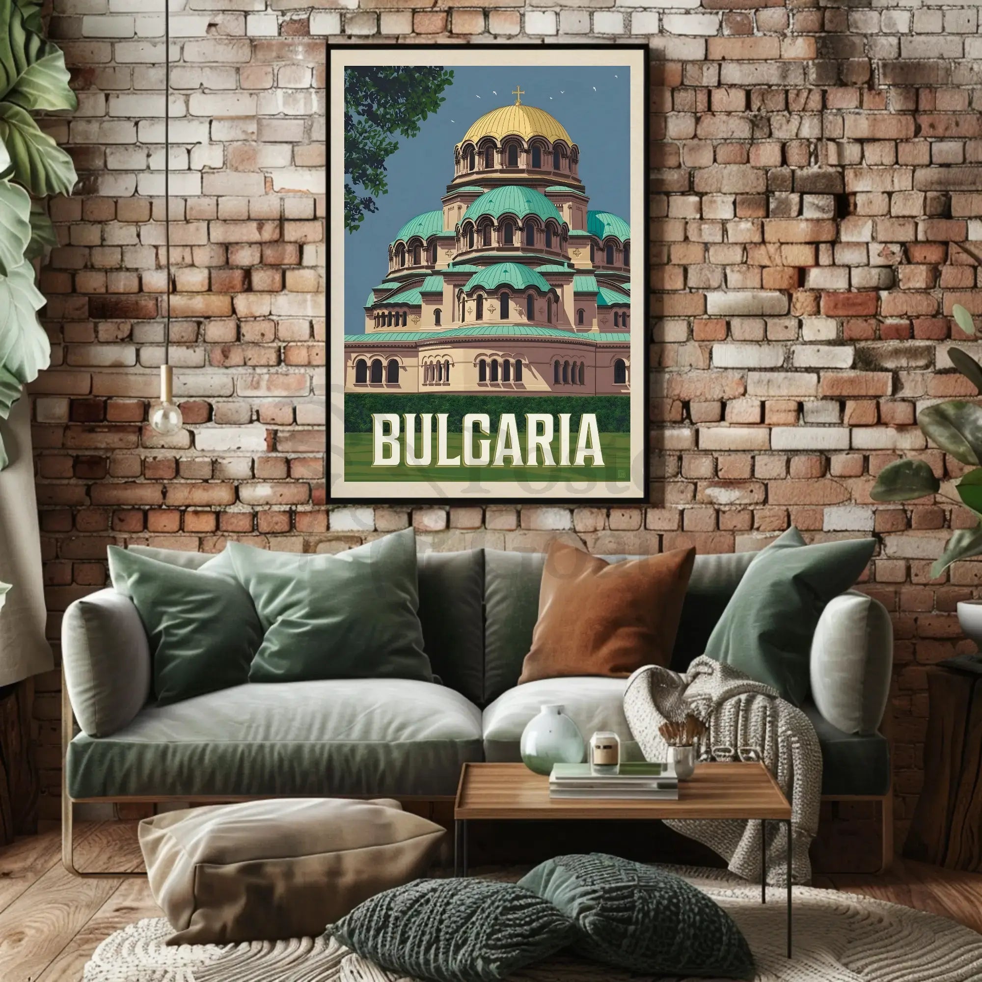 Bulgaria's Iconic Alexander Nevsky Cathedral Poster PosterGoat