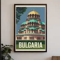 Bulgaria's Iconic Alexander Nevsky Cathedral Poster PosterGoat