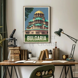 Bulgaria's Iconic Alexander Nevsky Cathedral Poster PosterGoat